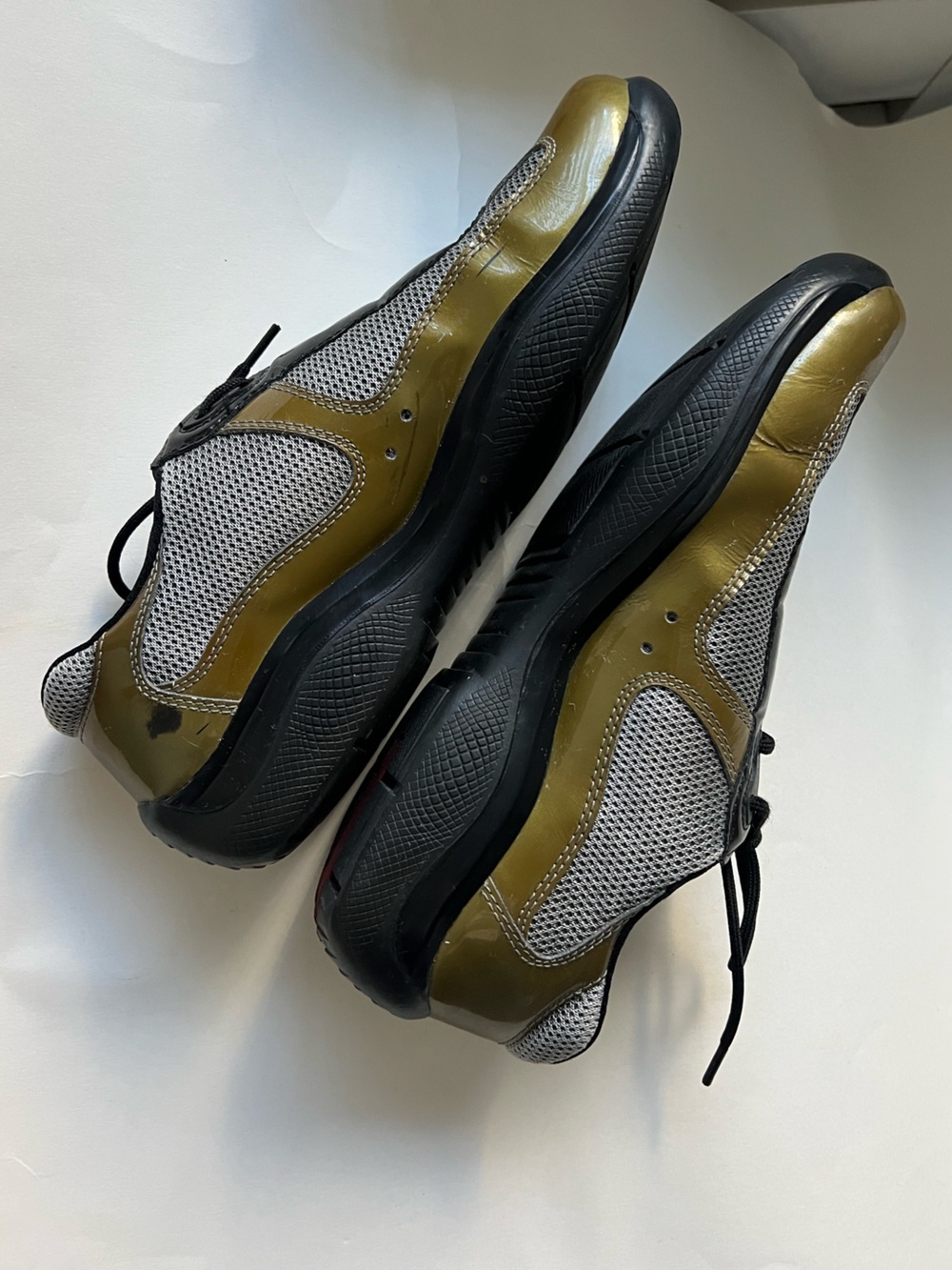 Prada Y2K vintage Leather & Mesh Sneakers - Picture 5 of 16